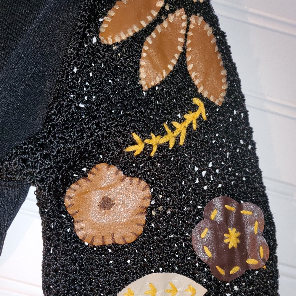 💎 Vintage Hand Embroidered Top by JOSEPH A. - Picture 3 of 8